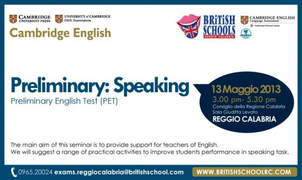 ENGLISH .IS:
OPPORTUNITIES
Formazione Docenti