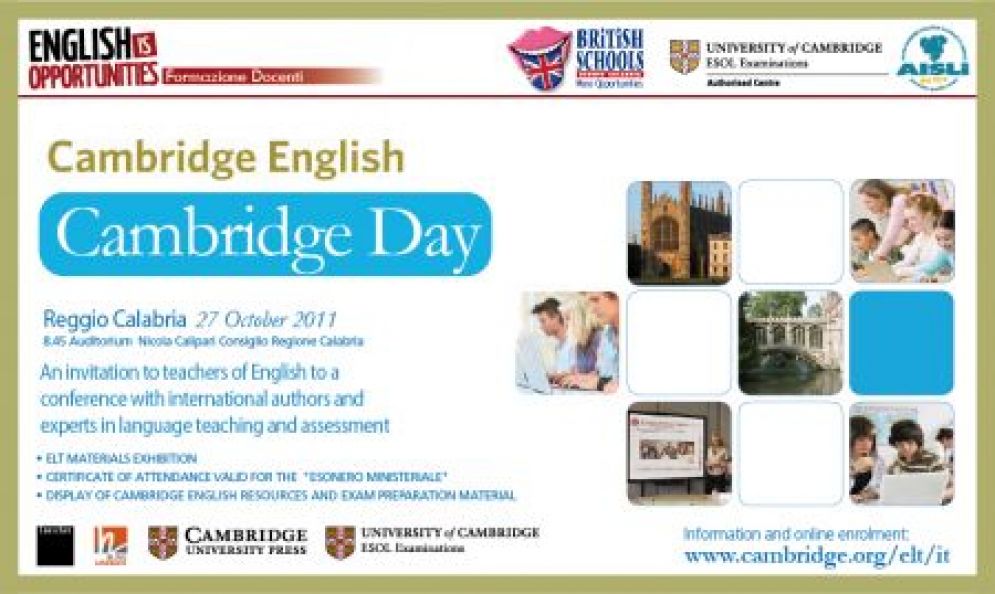 ENGLISH .IS: OPPORTUNITIES!Formazione Docenti: