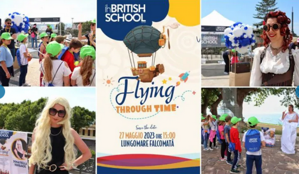 “Flying through time”, invasione di bambini sul Lungomare!