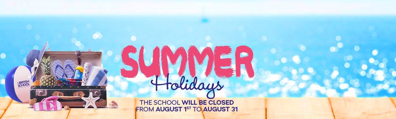 <span>Buona estate a tutti!</span>La scuola resterà chiusa per la pausa estiva dal 1° al 31 agosto. Ci prendiamo una piccola pausa per ricaricare le energie… See you soon!