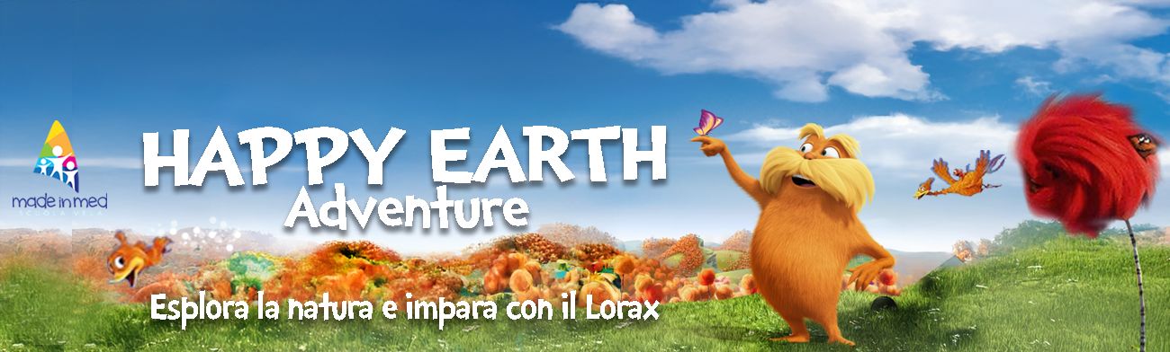<span>Happy Earth Adventure</span>Esplora la natura e impara con il Lorax. Partecipa all'evento del 23 maggio!