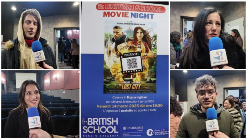 Serata cinema inglese a Reggio Calabria: cosa ne pensano i reggini?
